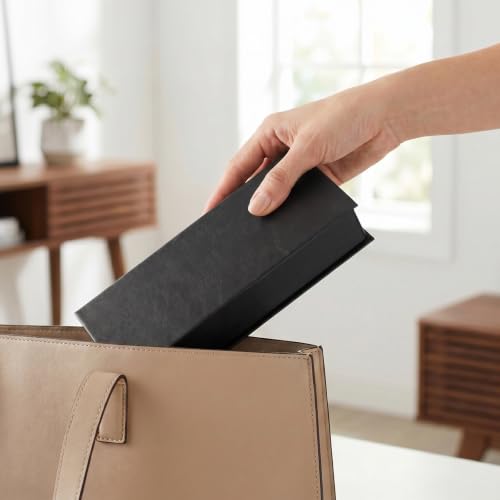 Image of Vemiss Hard Shell Eyeglass Cases, Lightweight Portable Glasses Case for Women Men