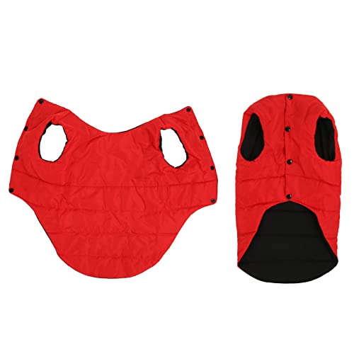 Veste d'hiver pour chiens double face chaud et doux en polyester - 4