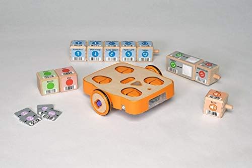 KIBO 10 Robot Kit - Screen-Free, Playful, Creative Coding STEAM Robotics for Students Ages 4–7 – Introduces Hands-On Coding, Robotics, and Engineering