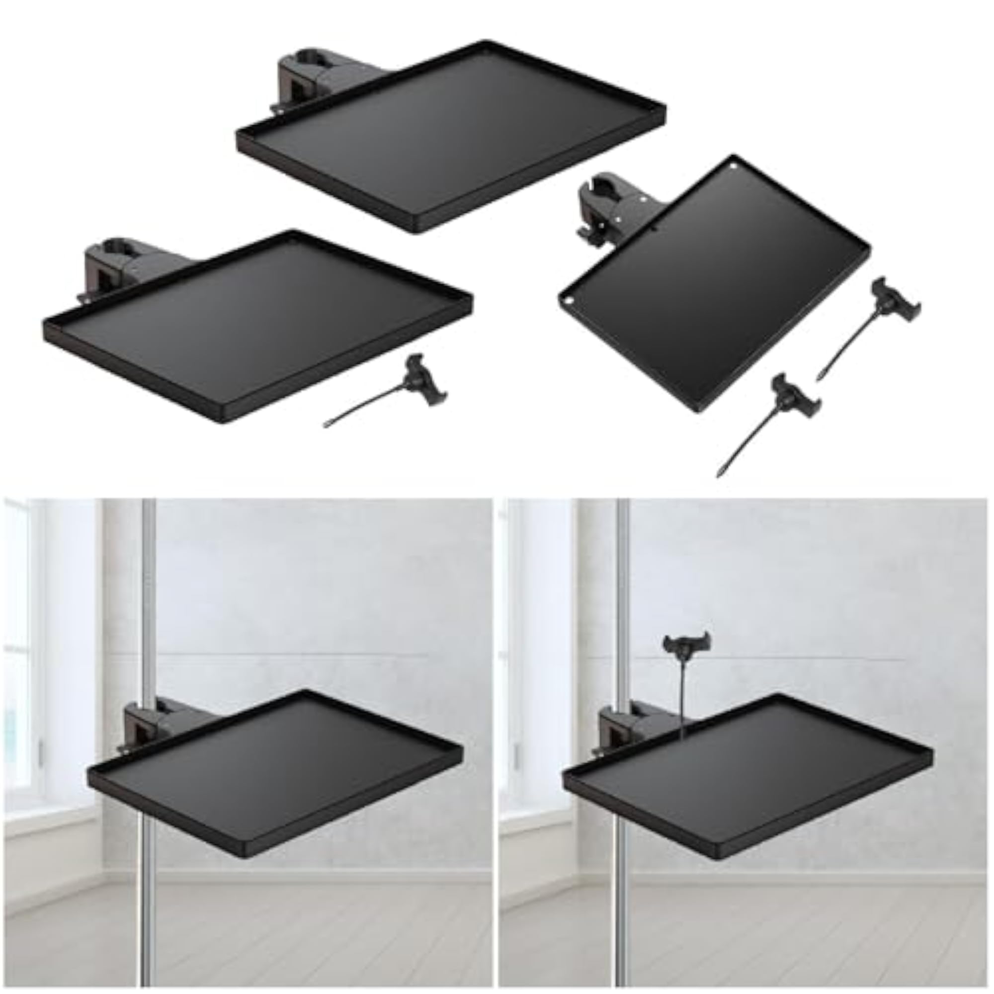 Microphone Stand Tray for Stage Performance