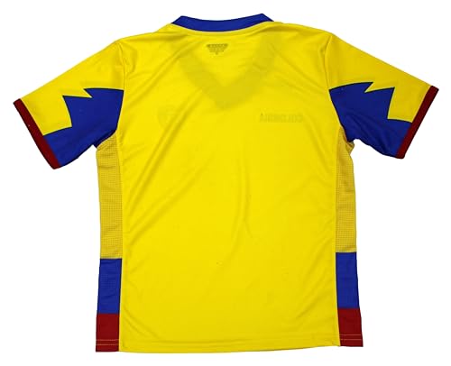 Generic Youth Arza Soccer Uniform Colombia100% Polyester_Kids and Boy Yellow3