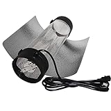 branchement cooltube 400w  Superplant Cool-tube Réflecteur Douille E40 150mm Blanc 240W 1 Unité