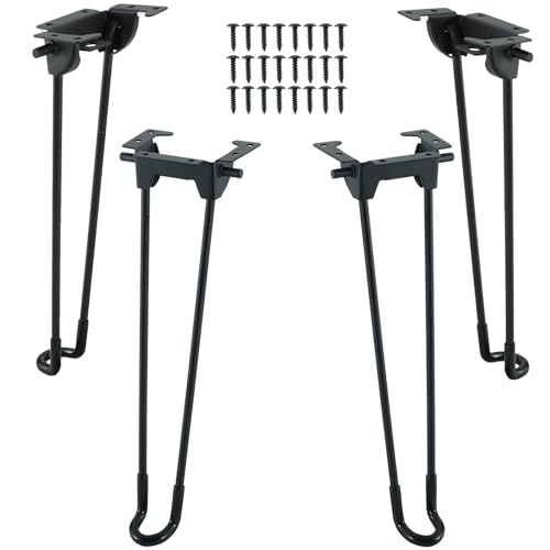 Opiniones y reviews de Patas mesa acero más recomendados. 34 AMGSH - Patas plegables de mesa de horquilla de 12.6 pulgadas / 320 mm, 4 patas de muebles de bricolaje, patas de mesa de metal plegables resistentes para mesa de centro, mesa...
