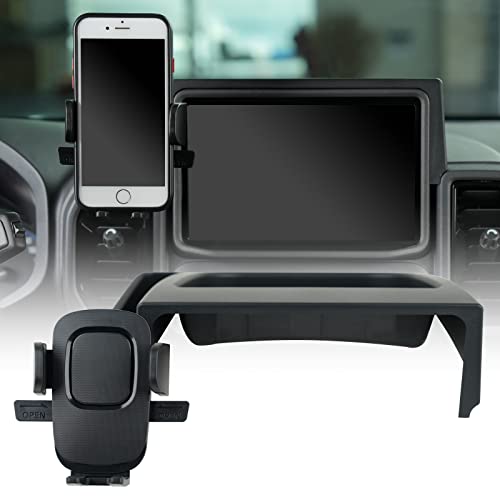 LitMiRaCle Dashboard Mobile Phone Holder for Ford Bronco Sport, Cell Phone Mount with Tray Internal Accessories Automobile Cradles Applicable to Ford Bronco Sport 2021 2022 2023 2/4 Doors