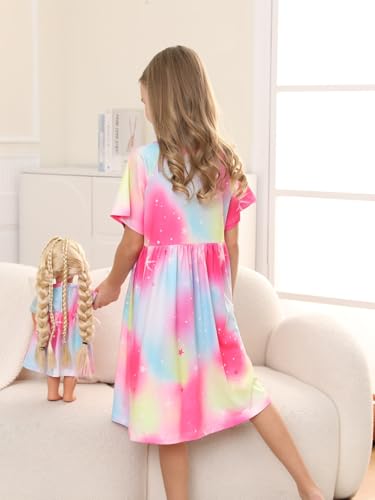 Bow Dream Girl Dress Cute and Matching American Girl Doll Clothes Accessories for Girls Dresses Set4