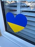 Ukraine Flag Vinyl Decal Sticker Україна Car Window Bumper 2-Pack 5-Inches by 3-Inches Premium Quali