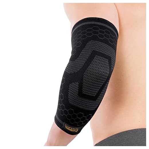 Copper Fit Unisex Adult ICE Elbow Compression Sleeve Infused Menthol, Black, Small/Medium