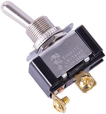 Gardner Bender GSW-11 Heavy-Duty Toggle Switch, SPST, ON-OFF, ¾ HP 125-250 V AC, for Replacement Industrial Equipment / Emergency Lighting & More