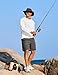 COOFANDY Mens Long Sleeve Sun Protection Shirts Quick Dry Swim Shirt Lightweight Athletic Running Basic Tee White