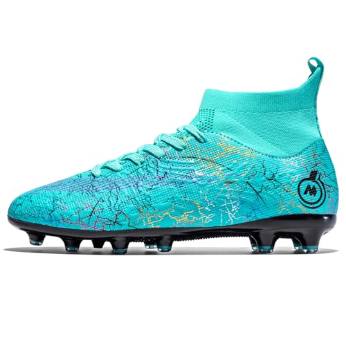 Mens Womens Soccer Cleats Youth Soccer Shoes Football Shoes High-Top Football Cleats Outdoor/Indoor Athletic Shoes Sneakers2