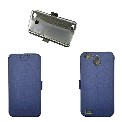 QiongniAN Custodia per Huawei GR3 TAG-L01 TAG-L03 TAG-L13 TAG-L21 TAG-L22 TAG-L23 / Enjoy 5S Custodia Case Cover Blue
