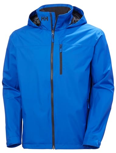 Helly-Hansen Men's Crew Hooded Jacket 2.0, 543 Cobalt 2.0, Small