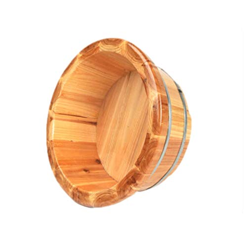 Cubeta de Madera para Baño de Pies Natural miniatura 3