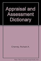 Appraisal and Assessment Dictionary B000INWU48 Book Cover