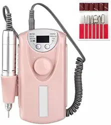 Super Lixa Elétrica De Unha Profissional melhor acabamento Motor 30000 RPM Unha Em Gel e porcelana digital e sem fio - ORIGINAL - 1° linha