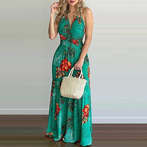 Womens Sleeveless Spaghetti Strap Homecoming Dresses - Deep V Neck Maxi Long Dresses2