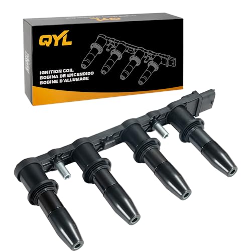 QYL Ignition Coil Pack 1.8 Compatible with Chevy 2006 2007 Astra, Saturn 2008 2009 Astra 1.8L I4 Replacement for UF606 C1706 5C1763 522118 10458316 48743 C1706 522118