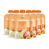 Amazon-Marke: Mama Bear Bio Gemüsemischung (Apfel, Birne, Banane und Aprikose), vegetarisch, 90g (6er-Pack)