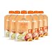 by Amazon Bio Apfel, Banane, Birne &Aprikose Quetschbeutel - 6 x 90g - Vorher Mama Bear