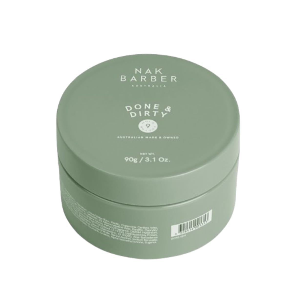 NAK Barber Done & Dirty 90g - Strong Hold Men Hair Clay