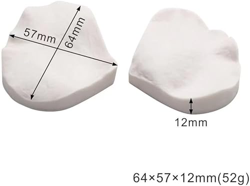 Vista 3 de Moldes de silicona para flores de azúcar rosa, moldes de silicona para decoración de tartas, cupcakes, manualidades, molde de arcilla para pasta