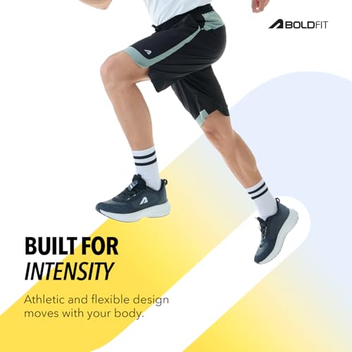 Image of Boldfit Shorts Pant for Men, Breathable, Quick Dry, Lightweight Gym Shorts for Men Workout with Pockets Sports Shorts for Man