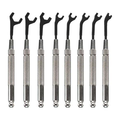 Acu-Min Moody Tool Open End Wrench Set,30 Deg,2.5-7mm,8 Pc 58-0161 - 1 Each