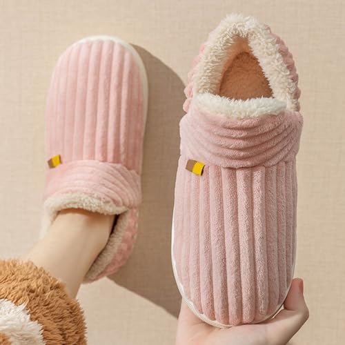 Pluffi Slipper Booties For Women,Women's Memory Foam Bootie Slippers Warm Cozy Boots with Fuzzy Plush Lining Winter Non Slip House Shoes for Indoor Outdoor2
