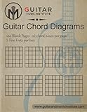 Guitar Chord Diagrams: 100 Pages - 16 chord boxes per page five frets per box: Blank Chord Box Book For Guitarists (Guitar Resources Series)