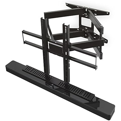 SoundXtra Cantilever TV Mount for Bose SoundTouch 300 & Soundbar 700 - Black Cover