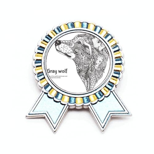 Broche Art Déco Winner Award Medal le cadeau idéal en métal taille M