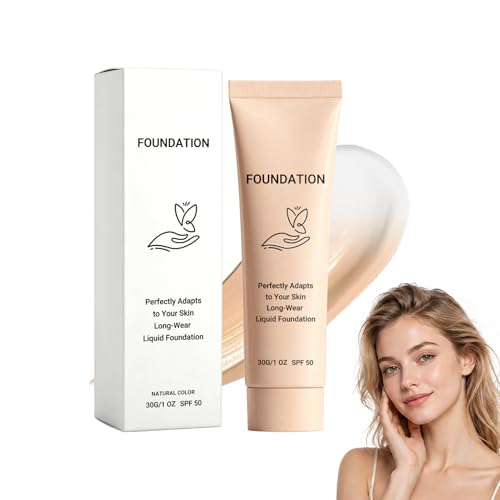 Luxe Colour Changing Foundation Mature Skin Foundation SPF 50 Intelligent Colour Correcting Makeup Medium Buildable Coverage Lightweight Texture Natural-Looking Finish (30ML)