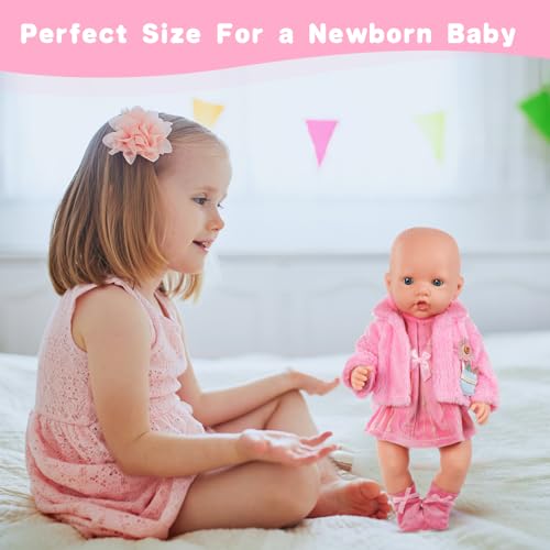 Miniatura 6 de Aolso Ropa Para Muñecas Bebé Ropa Para Muñecos Bebé De 35cm-45cm Conjunto De Ropa De Muñeca,Juego De Disfraz De Muñeca Para Niños Y Niñas,Accesorios Para Muñeca No Muñecas -Cordero