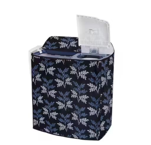 Polyester Semi-Automatic Washing Machine Cover For Compatible 7Kg - 8Kg Dustproof WM_Cover_35