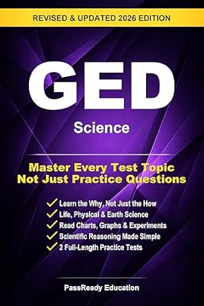 Amazon.com: GED 2026 Science: Complete Study Guide with Practice Tests ...