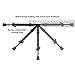 UTG Recon Flex M-LOK Bipod, Matte Black, Cent. Ht. 8