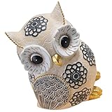 Ornement de jardin : cette figurine de hibou embellira votre pièce et apportera une touche de modernité à votre intérieur. ornement en résine