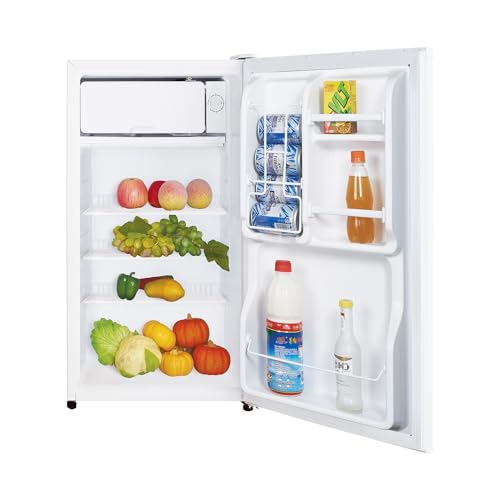 Image of Magic Chef 3.5 cu. ft. Mini Fridge in White with Interior Freezer Section