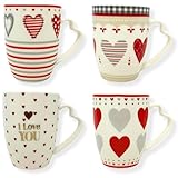 🧽 Praticité Sans Limites - Ces mug cafe colorés aux motifs d'amour sont conçus pour vous faciliter la vie au quotidien. Ils sont entièrement compatibles avec le lave-vaisselle et le micro-ondes, ce qui simplifie la gestion du temps sans sacrifier le confort