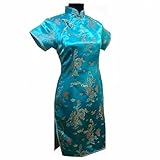 CHEONGSAM CHINOIS : Cette robe a été conçue en combinant le qipao traditionnel chinois avec une robe moderne et élégante à la mode. également connu sous le nom de Qipao, avec des caractéristiques chinoises distinctives et jouit d’une popularité croissante dans le monde international de la haute couture, pour que vous puissiez découvrir ce type de vêtements traditionnels chinois, style unique.