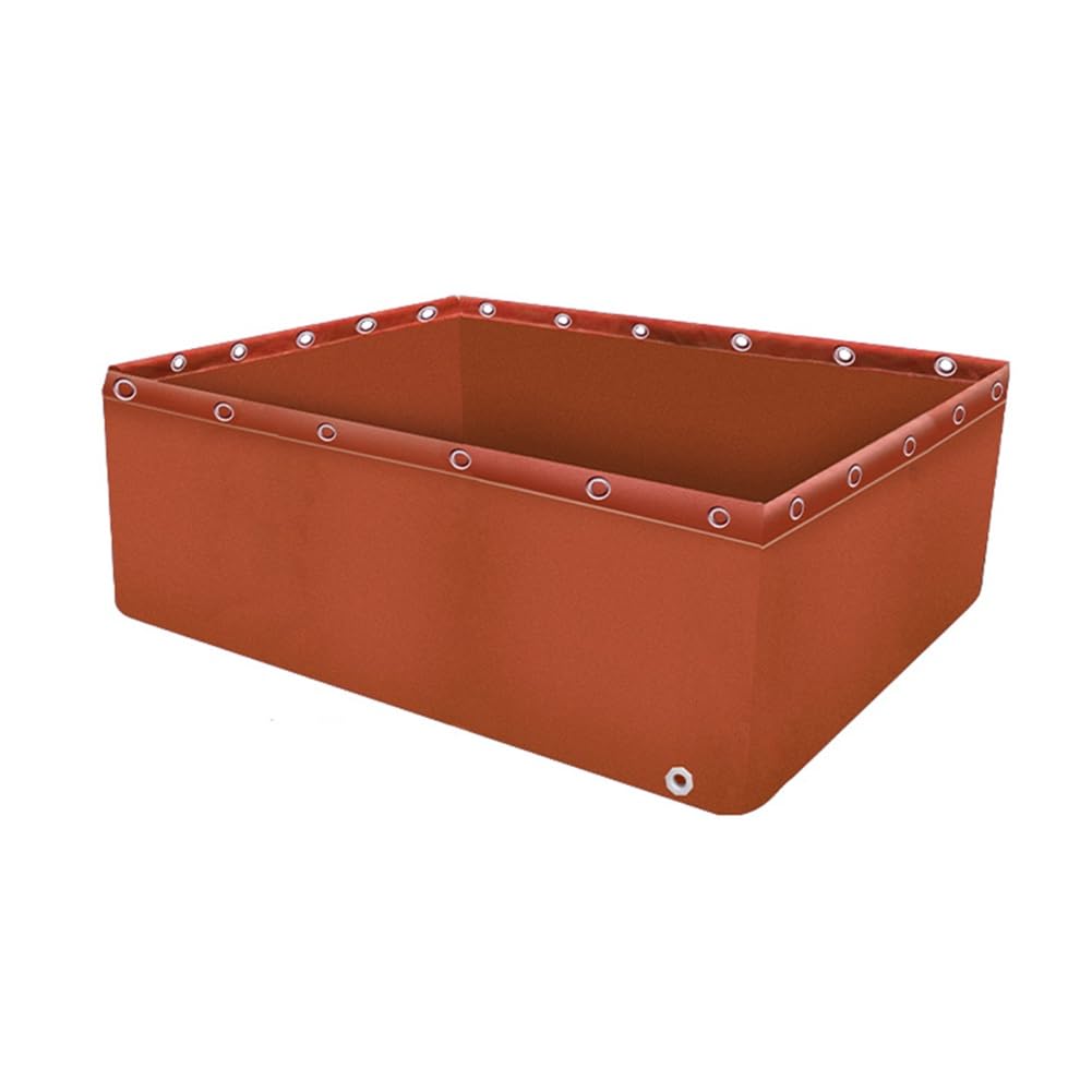 Piscina elevada de lona para estanque de peces y depósito de agua exterior de 1.5m
