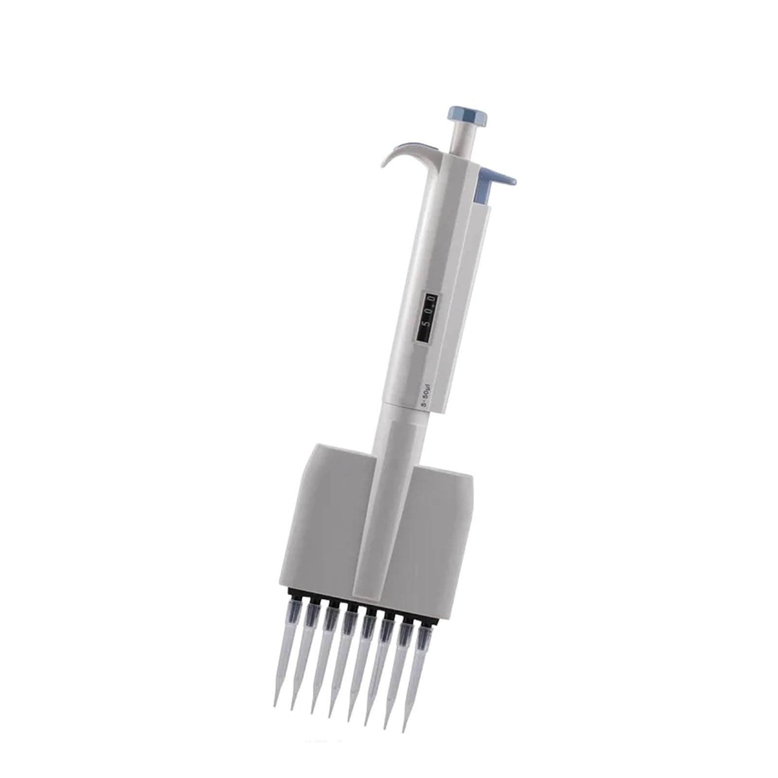 Mehrkanalpipette, einstellbares Volumen, Acht-/Zwölfkanal-Mikropipette, Pipette, 0,5–300 ul Präzise Extraktion(8 channel 5-50 ul)