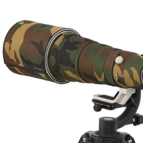 シグマレンズコート防水素材レンズ保護カバーSIGMA 500 mm F/4 DG OS HSM Sports用望遠レンズコートキヤノンレンズ迷彩保護カバー三層構造の布保護レンズ【カラー番号:アイド防水素材-軍緑迷彩】