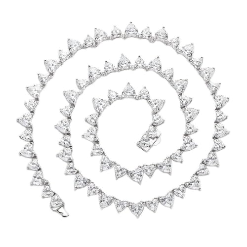 Collier cœur argent 925 pour mariages élégants et grandes soirées