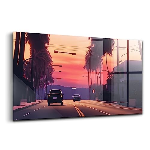 Peinture sur verre d'art Wallfluent contre les murs ternes - Tableau innovante wallart 100x50
