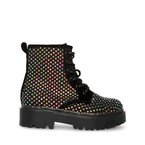 Betsey Johnson Kids Embry Combat Boot, Black, 4 by Betsey Johnson - Used condition - Image 5