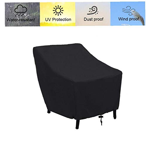 TYY-guang Cubre Sillas jardín Duradero Patio de apilado Cubierta de la Silla a Prueba de Agua Cubierta de la Silla de Muebles para Exterior Sillas de Almacenamiento (70 * 79 * 102 cm)