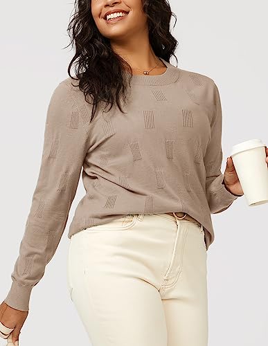 Image of Arach&Cloz Women's Soft Knit Sweater Fall Dressy Casual Pullover Tops