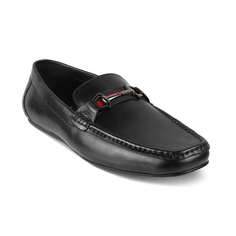 tresmode Casual Leather Loafer for Men