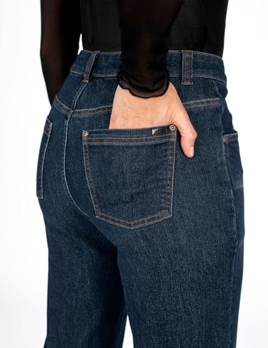 HUE Women's Mid-Rise Straight Leg Jeans4